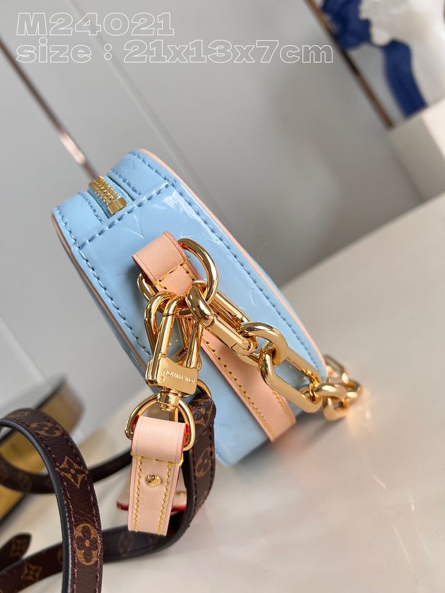 Louis vuitton original vernis leather new remix M24021 blue