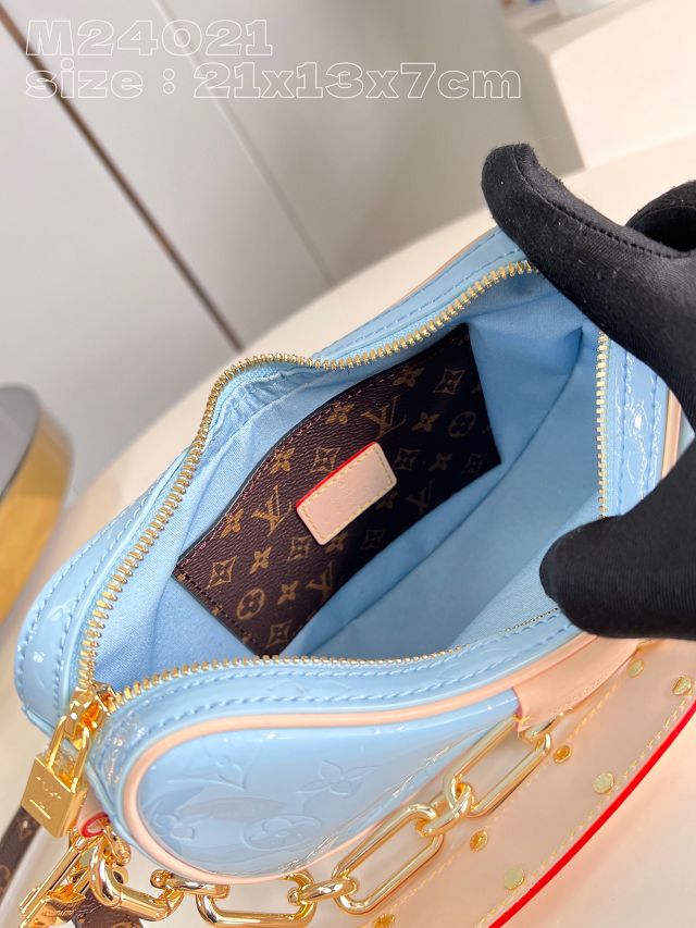 Louis vuitton original vernis leather new remix M24021 blue