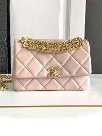 2024 CC original lambskin mini flap bag AS4595 pink