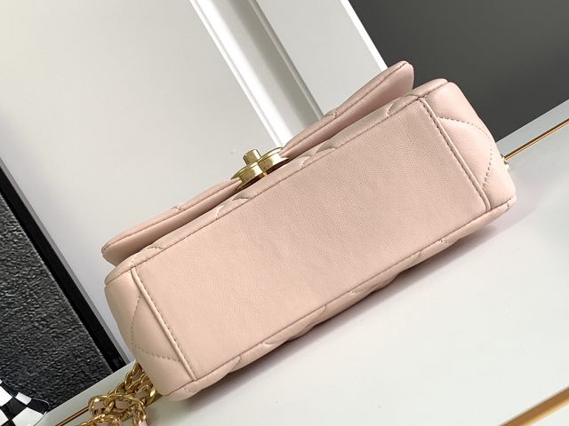 2024 CC original lambskin mini flap bag AS4595 pink