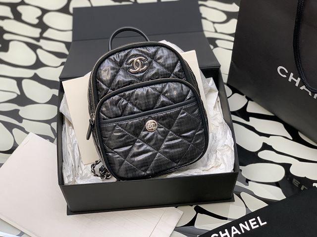 CC original nylon neige mini backpack AS4366 black