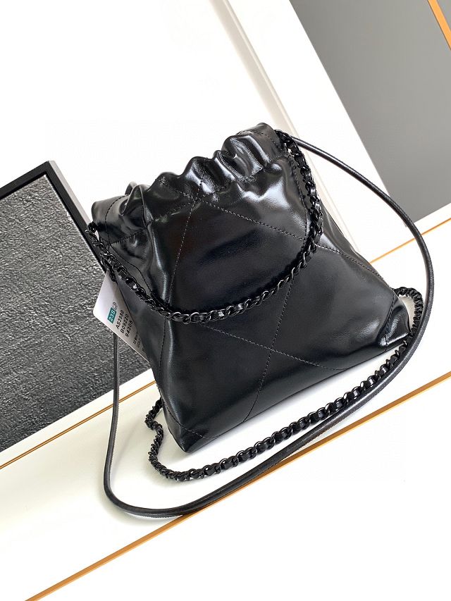 2024 CC original calfskin 22 mini handbag AS3980 black