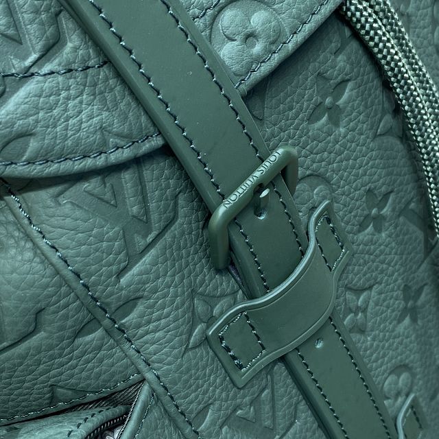 Louis vuitton original calfskin christopher backpack MM M24428 green