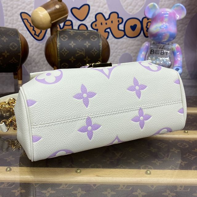 Louis vuitton original calfskin favorite bag M45836 white&purple