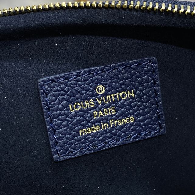 Louis vuitton original calfskin mini bumbag M85636 navy blue