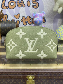 Louis vuitton original canvas cosmetic pouch M82493 green