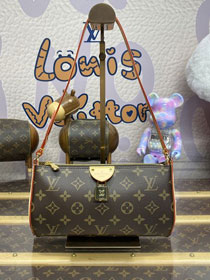 Louis vuitton original monogram canvas pochette tirette M47123