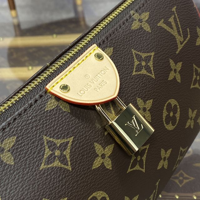 Louis vuitton original monogram canvas pochette tirette M47123