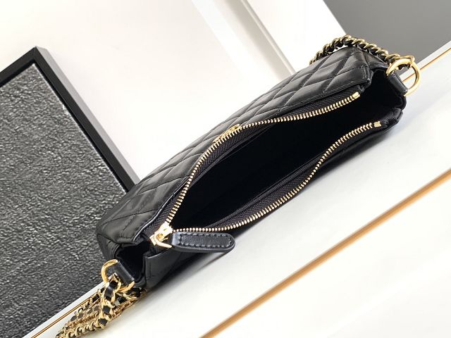 2024 CC original lambskin mini hobo bag AS6452 black