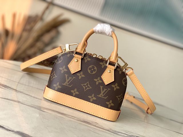 Louis vuitton original monogram canvas nano alma M82974 natural 