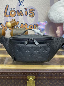 Louis vuitton original calfskin rush bumbag M47058 black