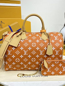 Louis vuitton original soft calfskin speedy P9 40 M24422 orange