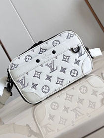 Louis vuitton original calfskin nano alpha M82542 white