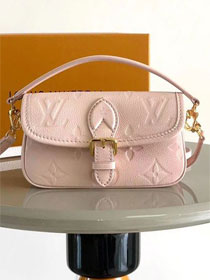 Louis vuitton original calfskin nano diane M83566 pink