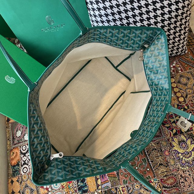 Goyard original canvas artois GM bag GY0107 green
