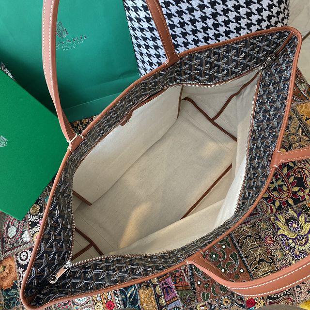 Goyard original canvas artois GM bag GY0107 tan