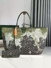 Goyard original canvas saint louis PM bag GY0112 black&green