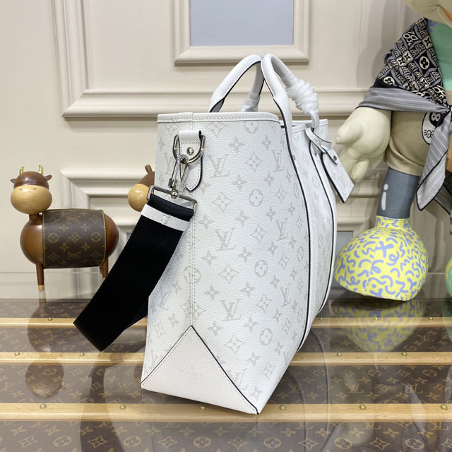 Louis vuitton original monogram canvas weekend tote bag M30919 white