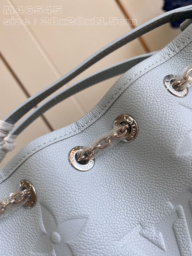 Louis vuitton original calfskin bundle bag M46545 light blue