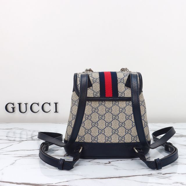 GG original canvas ophidia mini backpack 795221 blue