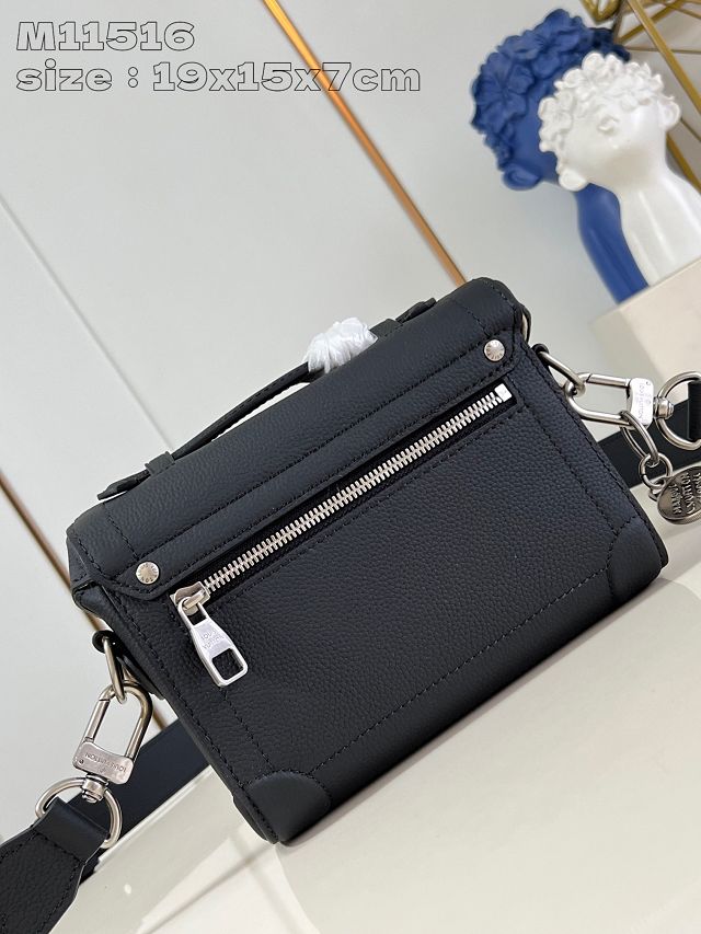 Louis vuitton original calfskin soul trunk M11516 black