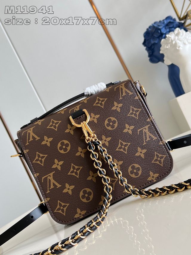 Louis vuitton original monogram reverse pochette metis backpack M11941