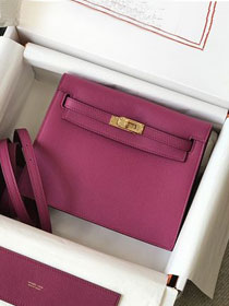 Hermes original evercolor leather kelly danse bag KD022 crocus