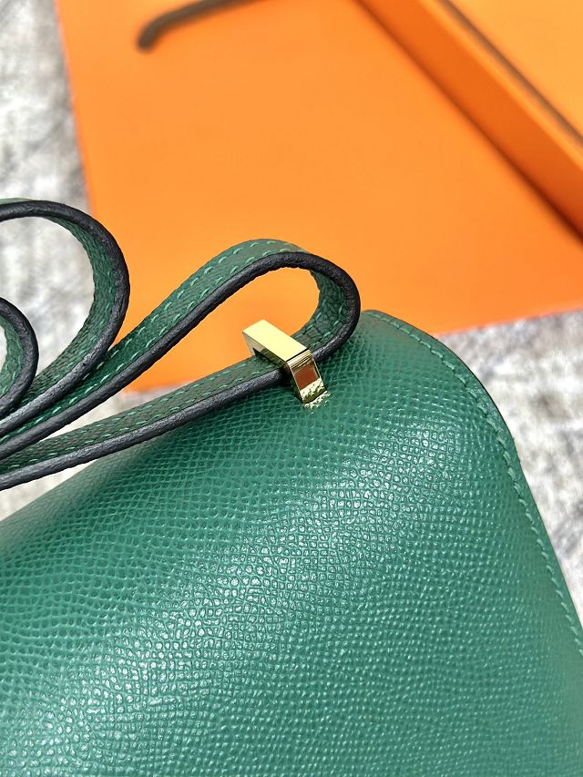 Hermes original epsom leather constance elan bag C024 malachite