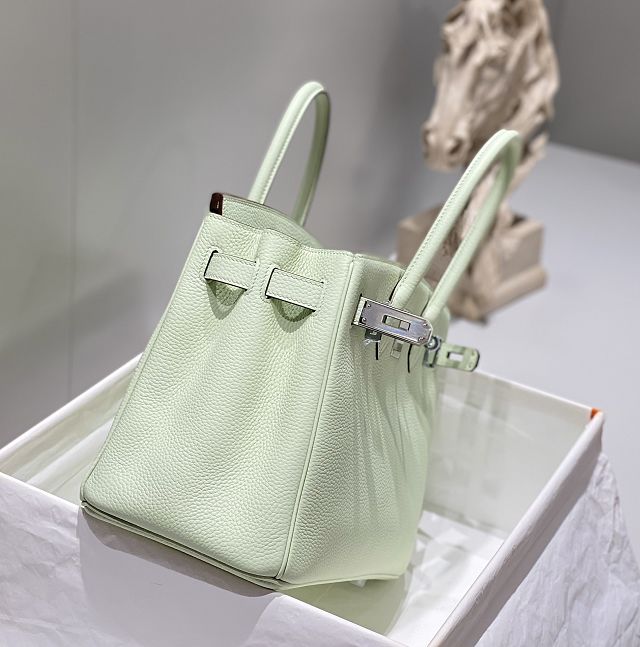 Hermes original togo leather birkin 30 bag H30-1 vert fizz