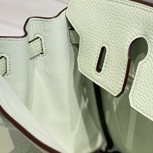 Hermes original togo leather birkin 30 bag H30-1 vert fizz