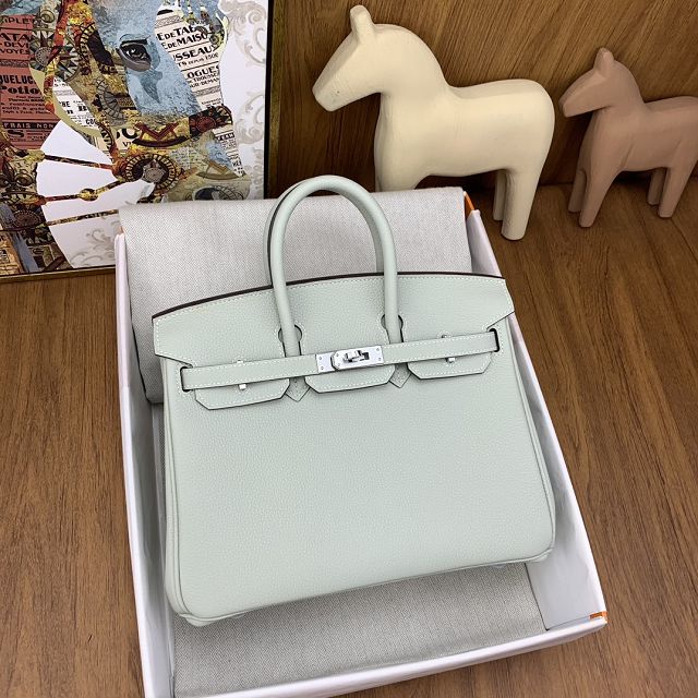 Hermes original togo leather birkin 30 bag H30-1 grey neve