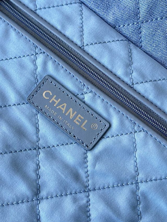 CC original denim 22 medium handbag AS3261 blue