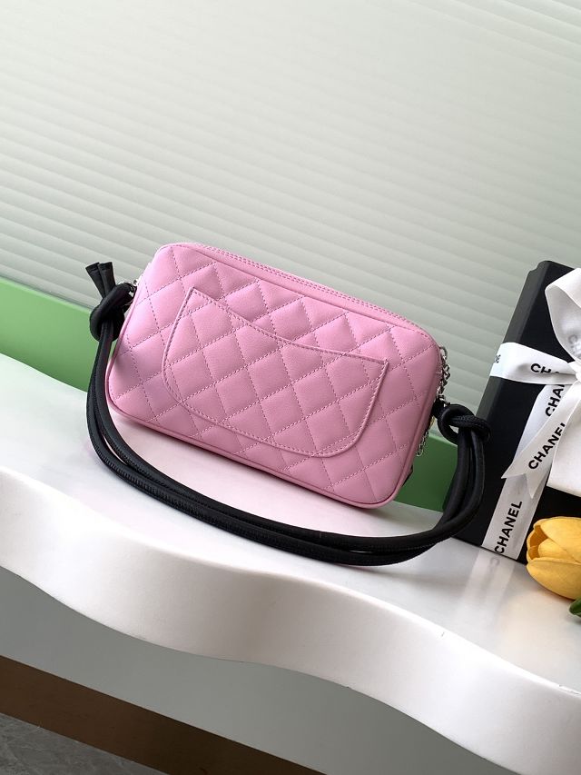 CC original lambskin small shoulder bag bag AS6328 pink