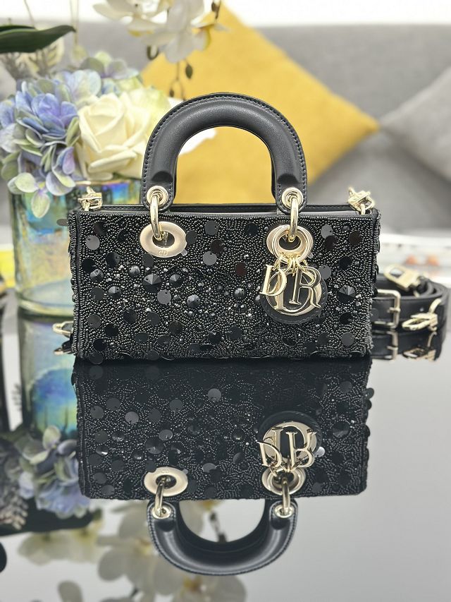 Dior original lambskin medium lady D-Joy bag M0540