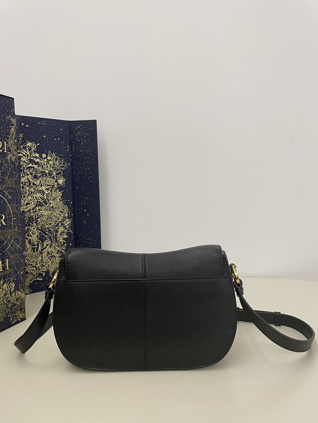 Dior original calfskin besace shoulder bag S9219 black