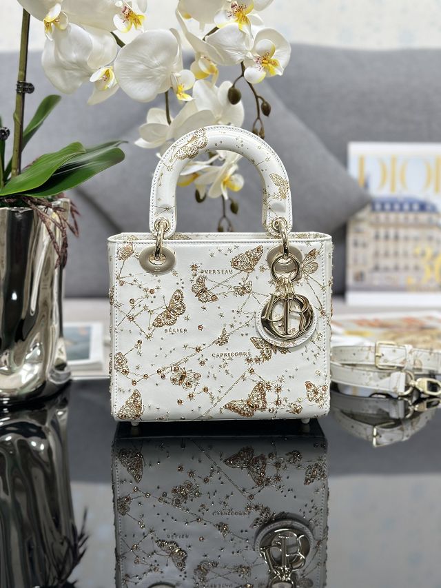 Dior original lambskin mini lady bag M0505 