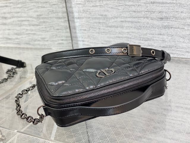 Dior original lambskin mini vanity case S9039 black