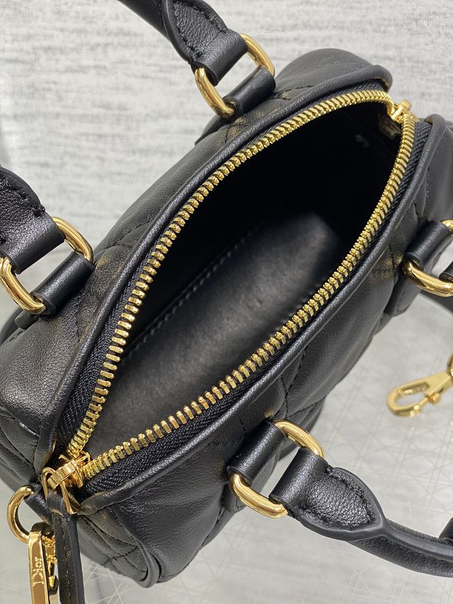 Dior original calfskin groove 17 nano bag S4000 black