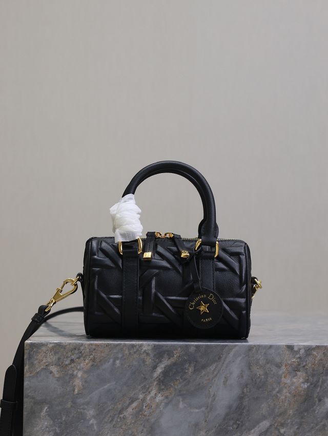 Dior original calfskin groove 17 nano bag S4000-2 black