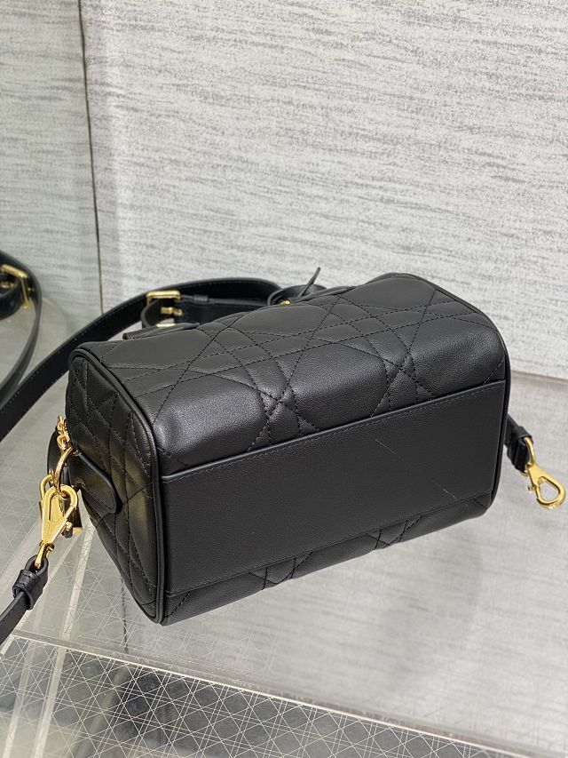 Dior original calfskin groove 20 bag M1364 black