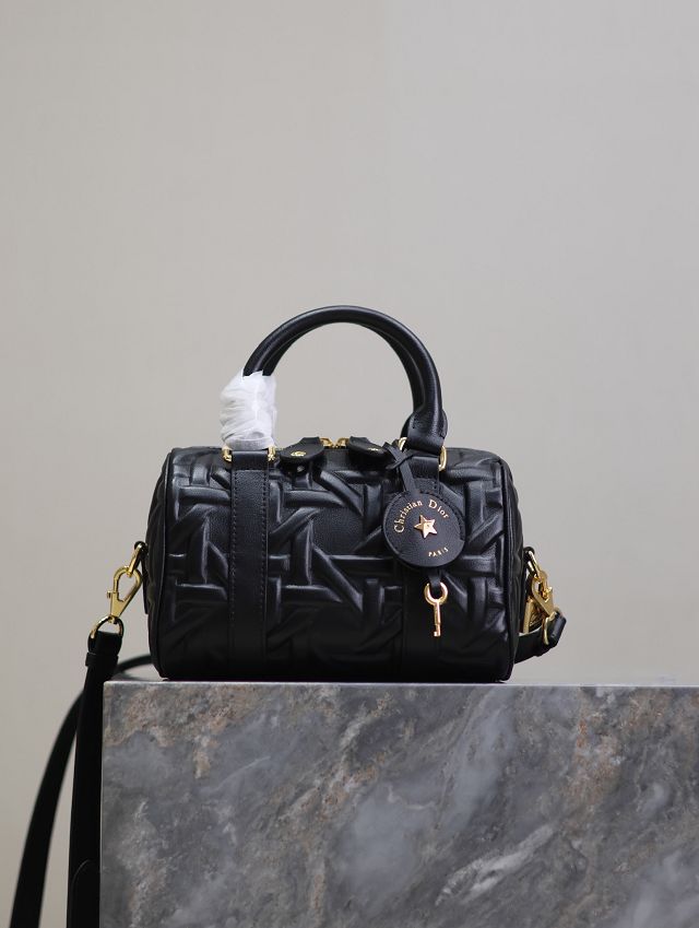 Dior original calfskin groove 20 bag M1364-2 black