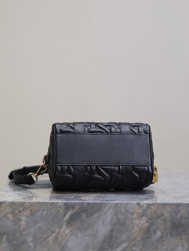 Dior original calfskin groove 20 bag M1364-2 black