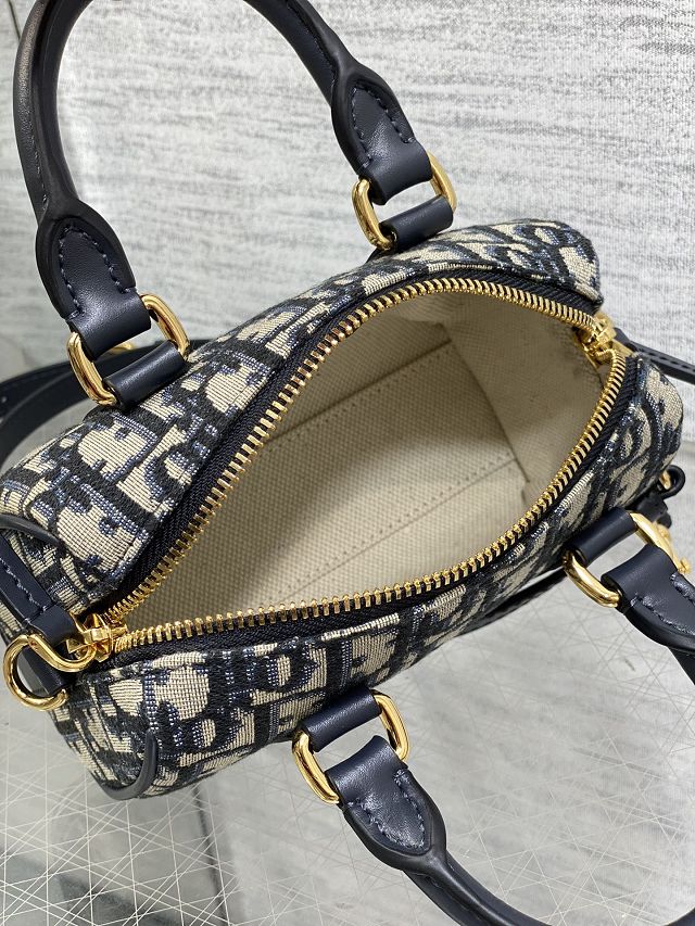 Dior original cotton groove 17 nano bag S4000 blue