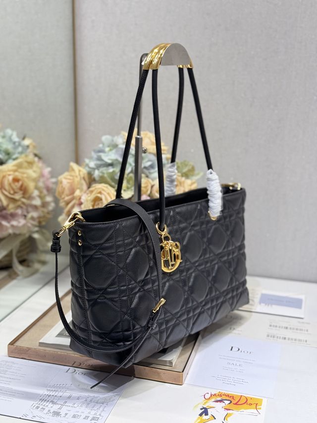 Dior original lambskin medium toujours tote bag M1166 black