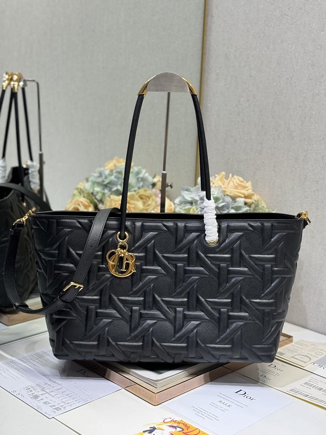 Dior original calfskin large toujours tote bag M1167 black