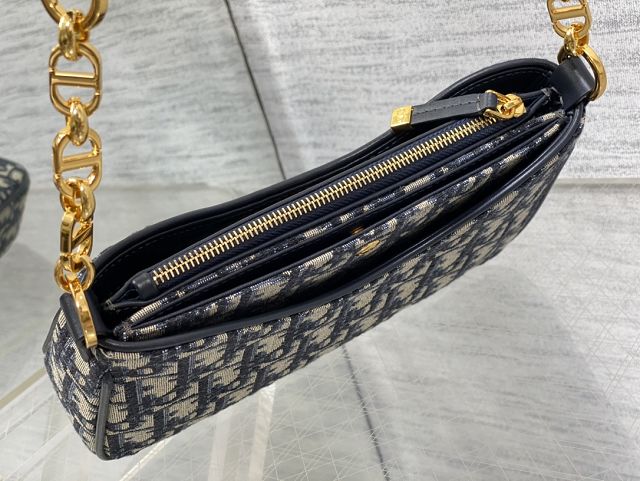 Dior original cotton avenue hobo bag S9226 blue