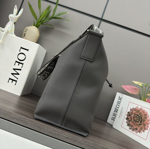 Loewe original calfskin cubi crossbody bag B906K70 grey