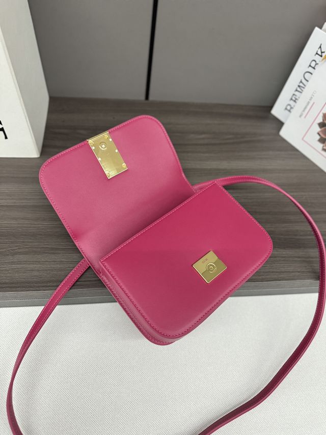Loewe original calfskin mini goya shoulder bag A896W55 rose red