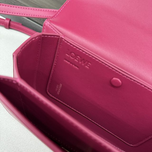 Loewe original calfskin mini goya shoulder bag A896W55 rose red