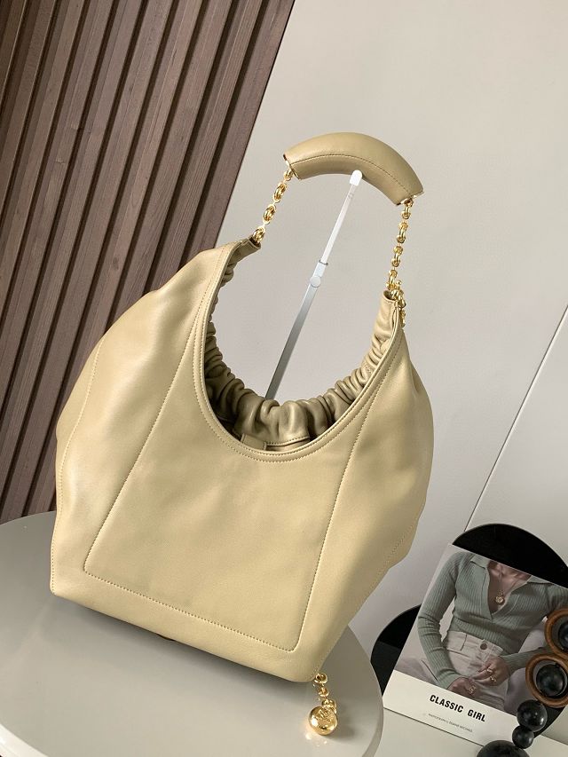 Loewe original lambskin medium squeeze bag A914Q37 light green